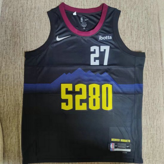 NBA 27 Murray Denver Nuggets 23-24 city Maillot imprimé